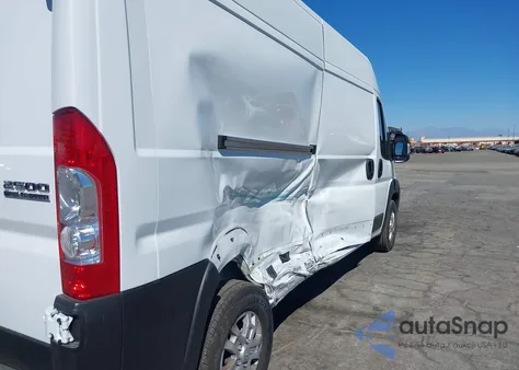 2025 Ram Promaster 2500 Slt High Roof 159 Wb from USA, damaged, VIN 3C6LRVDG8SE534677